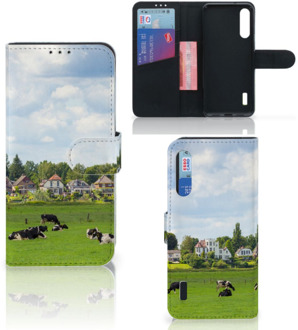 B2Ctelecom Wallet Book Case Xiaomi Mi A3 Smartphone Hoesje Hollandse Koeien