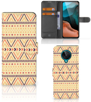 B2Ctelecom Wallet Book Case Xiaomi Poco F2 Pro GSM Hoesje Aztec Yellow