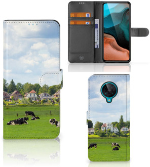 B2Ctelecom Wallet Book Case Xiaomi Poco F2 Pro Smartphone Hoesje Hollandse Koeien