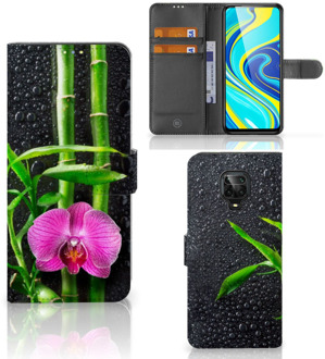 B2Ctelecom Wallet Book Case Xiaomi Redmi Note 9 Pro | Note 9S Hoesje Orchidee