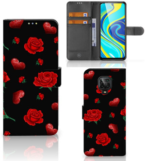 B2Ctelecom Wallet Book Case Xiaomi Redmi Note 9 Pro | Note 9S Smartphone Hoesje Valentijnscadeau