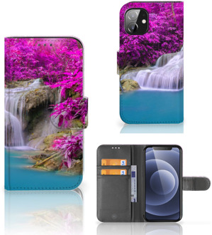 B2Ctelecom Wallet Bookcase Apple iPhone 12 Mini Telefoonhoesje Waterval