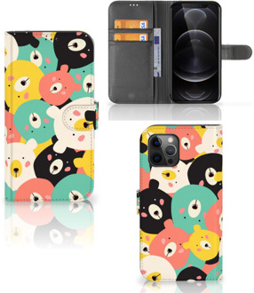 B2Ctelecom Wallet Bookcase Apple iPhone 12 Pro Max Telefoonhoesje Bears