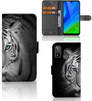 B2Ctelecom Wallet Bookcase Huawei P Smart 2020 Hoesje Tijger