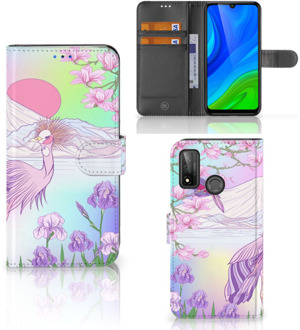 B2Ctelecom Wallet Bookcase Huawei P Smart 2020 Telefoonhoesje Vogel