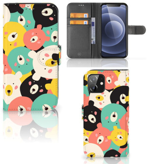 B2Ctelecom Wallet Bookcase iPhone 12 | 12 Pro (6.1") Telefoonhoesje Bears