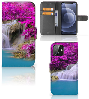 B2Ctelecom Wallet Bookcase iPhone 12 | 12 Pro (6.1") Telefoonhoesje Waterval