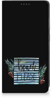 B2Ctelecom Wallet Bookcase met Quotes Samsung Galaxy A52 Telefoonhoesje Boho Beach