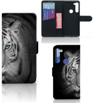 B2Ctelecom Wallet Bookcase Motorola G8 Power Hoesje Tijger