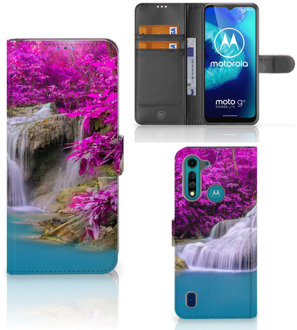 B2Ctelecom Wallet Bookcase Motorola G8 Power Lite Telefoonhoesje Waterval