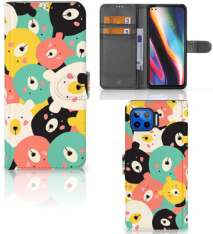 B2Ctelecom Wallet Bookcase Motorola Moto G 5G Plus Telefoonhoesje Bears