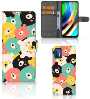 B2Ctelecom Wallet Bookcase Motorola Moto G9 Plus Telefoonhoesje Bears