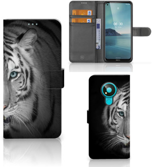 B2Ctelecom Wallet Bookcase Nokia 3.4 Hoesje Tijger