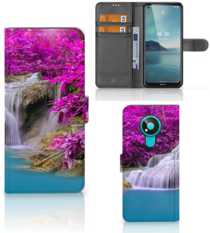 B2Ctelecom Wallet Bookcase Nokia 3.4 Telefoonhoesje Waterval