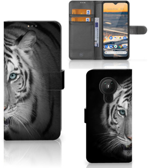 B2Ctelecom Wallet Bookcase Nokia 5.3 Hoesje Tijger