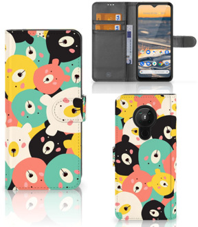 B2Ctelecom Wallet Bookcase Nokia 5.3 Telefoonhoesje Bears