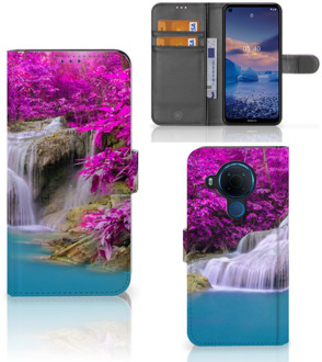 B2Ctelecom Wallet Bookcase Nokia 5.4 Telefoonhoesje Waterval