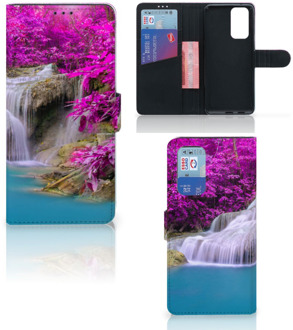 B2Ctelecom Wallet Bookcase OnePlus 9 Pro Telefoonhoesje Waterval