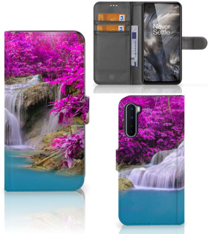 B2Ctelecom Wallet Bookcase OnePlus Nord Telefoonhoesje Waterval