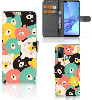 B2Ctelecom Wallet Bookcase OPPO A53 | OPPO A53s Telefoonhoesje Bears