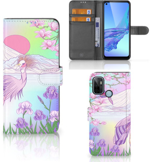 B2Ctelecom Wallet Bookcase OPPO A53 | OPPO A53s Telefoonhoesje Vogel