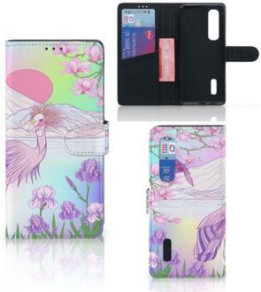 B2Ctelecom Wallet Bookcase OPPO Find X2 Pro Telefoonhoesje Vogel