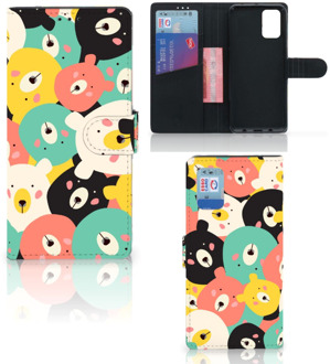 B2Ctelecom Wallet Bookcase Samsung Galaxy A02s Flip Cover Samsung M02s Telefoonhoesje Bears