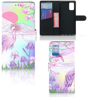 B2Ctelecom Wallet Bookcase Samsung Galaxy A02s Flip Cover Samsung M02s Telefoonhoesje Vogel