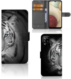 B2Ctelecom Wallet Bookcase Samsung Galaxy A12 Hoesje Tijger