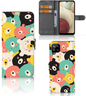 B2Ctelecom Wallet Bookcase Samsung Galaxy A12 Telefoonhoesje Bears