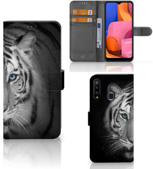 B2Ctelecom Wallet Bookcase Samsung Galaxy A20s Hoesje Tijger