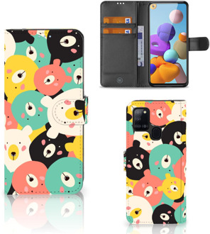 B2Ctelecom Wallet Bookcase Samsung Galaxy A21s Telefoonhoesje Bears