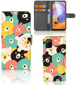 B2Ctelecom Wallet Bookcase Samsung Galaxy A31 Telefoonhoesje Bears