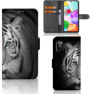 B2Ctelecom Wallet Bookcase Samsung Galaxy A41 Hoesje Tijger