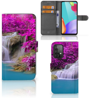 B2Ctelecom Wallet Bookcase Samsung Galaxy A52 Telefoonhoesje Waterval