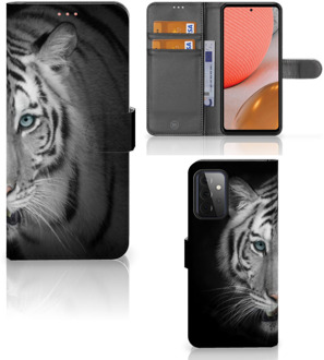 B2Ctelecom Wallet Bookcase Samsung Galaxy A72 Hoesje Tijger