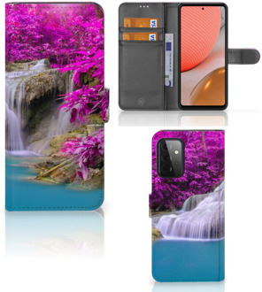 B2Ctelecom Wallet Bookcase Samsung Galaxy A72 Telefoonhoesje Waterval