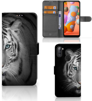 B2Ctelecom Wallet Bookcase Samsung Galaxy M11 | A11 Hoesje Tijger