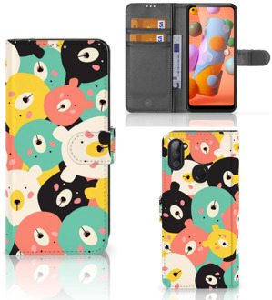 B2Ctelecom Wallet Bookcase Samsung Galaxy M11 | A11 Telefoonhoesje Bears