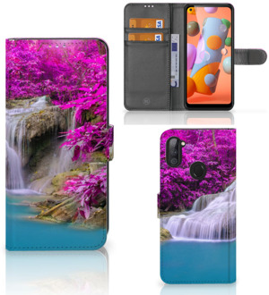 B2Ctelecom Wallet Bookcase Samsung Galaxy M11 | A11 Telefoonhoesje Waterval