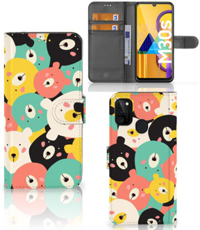 B2Ctelecom Wallet Bookcase Samsung Galaxy M21 Telefoonhoesje Bears