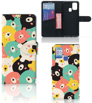 B2Ctelecom Wallet Bookcase Samsung Galaxy M31 Telefoonhoesje Bears