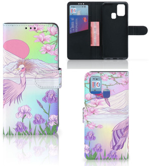 B2Ctelecom Wallet Bookcase Samsung Galaxy M31 Telefoonhoesje Vogel