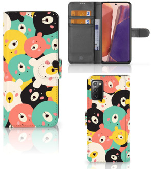 B2Ctelecom Wallet Bookcase Samsung Galaxy Note 20 Telefoonhoesje Bears