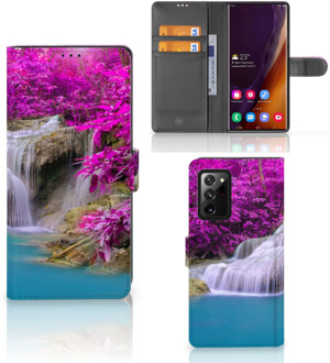 B2Ctelecom Wallet Bookcase Samsung Galaxy Note20 Ultra Telefoonhoesje Waterval