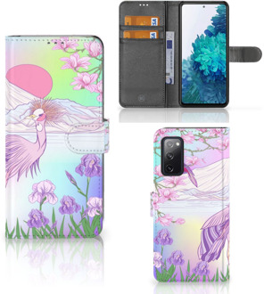 B2Ctelecom Wallet Bookcase Samsung Galaxy S20FE Telefoonhoesje Vogel