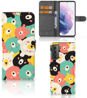 B2Ctelecom Wallet Bookcase Samsung Galaxy S21 Plus Telefoonhoesje Bears