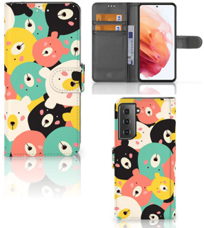 B2Ctelecom Wallet Bookcase Samsung Galaxy S21 Telefoonhoesje Bears