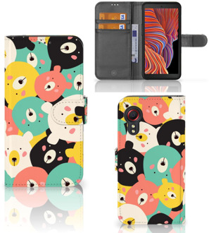 B2Ctelecom Wallet Bookcase Samsung Galaxy Xcover 5 Telefoonhoesje Bears