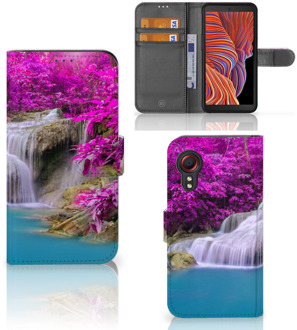 B2Ctelecom Wallet Bookcase Samsung Galaxy Xcover 5 Telefoonhoesje Waterval